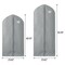 1 PC Clothes Garment Dustproof Cover Suit Coat Dress Hanging Storage-GREY